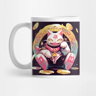 Coin Lucky Fairy Cat Mug